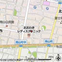 〒483-8155 愛知県江南市南山町中の地図