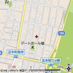 岐阜県羽島市正木町新井1205周辺の地図