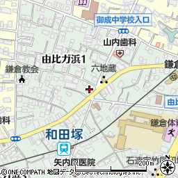 土屋鞄製造所鎌倉店周辺の地図