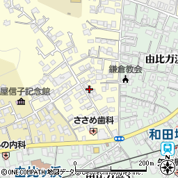 神奈川県鎌倉市笹目町5-18周辺の地図