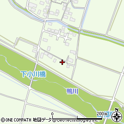 滋賀県高島市安曇川町下小川216周辺の地図