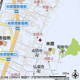 滋賀県米原市米原662周辺の地図