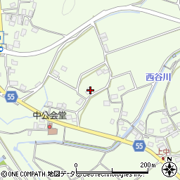 京都府福知山市中235周辺の地図