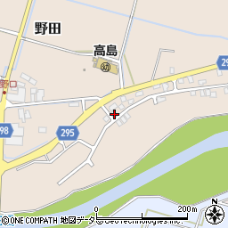 滋賀県高島市野田880周辺の地図