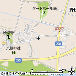 滋賀県高島市野田1054周辺の地図
