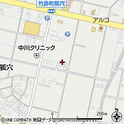 岐阜県羽島市竹鼻町狐穴351-2周辺の地図