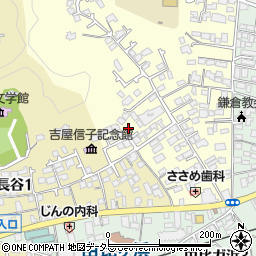 神奈川県鎌倉市笹目町7周辺の地図