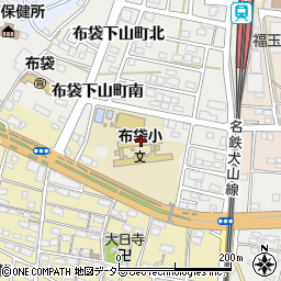 愛知県江南市布袋下山町南167周辺の地図
