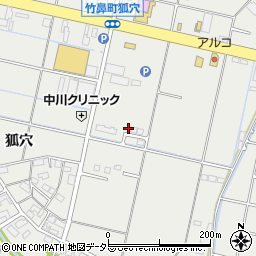 岐阜県羽島市竹鼻町狐穴351-1周辺の地図