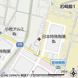 愛知県小牧市横内266周辺の地図