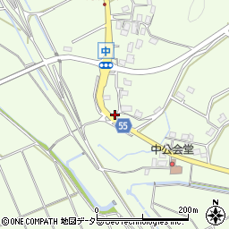 京都府福知山市中1961周辺の地図