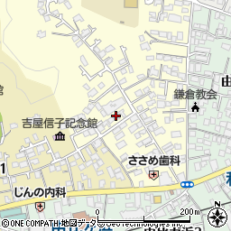 神奈川県鎌倉市笹目町7-18周辺の地図