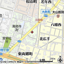 十六銀行一宮東支店周辺の地図
