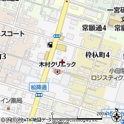 愛知県一宮市松降通7丁目29周辺の地図