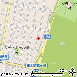岐阜県羽島市正木町新井1267周辺の地図