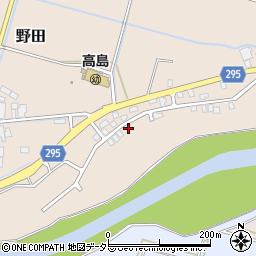 滋賀県高島市野田857周辺の地図