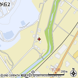 京都府綾部市下八田町段周辺の地図