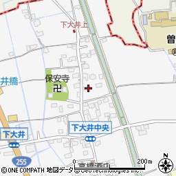 神奈川県小田原市下大井206周辺の地図