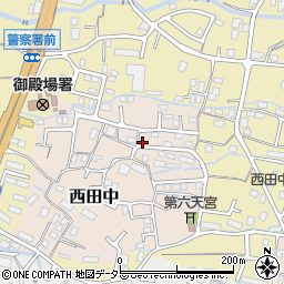 静岡県御殿場市西田中141-2周辺の地図
