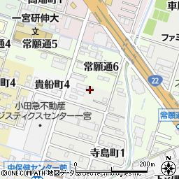 愛知県一宮市寺島町2丁目1周辺の地図