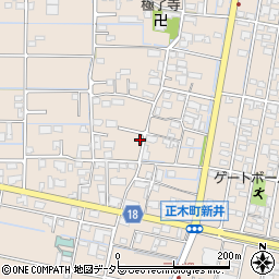 岐阜県羽島市正木町新井731周辺の地図