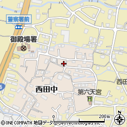静岡県御殿場市西田中133周辺の地図