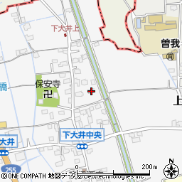 神奈川県小田原市下大井201周辺の地図