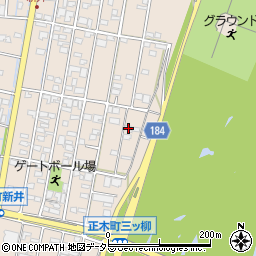 岐阜県羽島市正木町新井1265周辺の地図