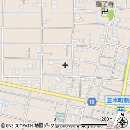 岐阜県羽島市正木町新井763周辺の地図