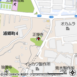 正禅寺周辺の地図