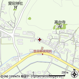 京都府綾部市栗町土居ノ内周辺の地図