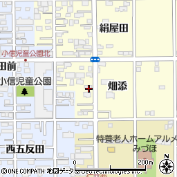 愛知県一宮市開明畑添周辺の地図