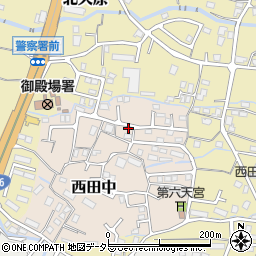 静岡県御殿場市西田中133-1周辺の地図