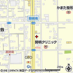 愛知県一宮市開明郷東33-1周辺の地図