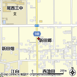 愛知県一宮市開明新田郷103周辺の地図