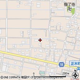 岐阜県羽島市正木町新井767周辺の地図