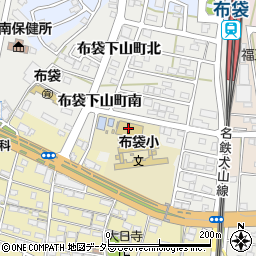 愛知県江南市布袋下山町（南）周辺の地図