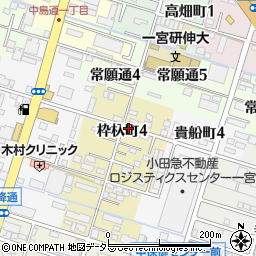 愛知県一宮市枠杁町4丁目の地図 住所一覧検索 地図マピオン