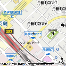 タイムズカー岐阜羽島新幹線店周辺の地図