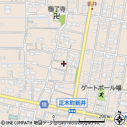 岐阜県羽島市正木町新井1133周辺の地図