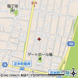 岐阜県羽島市正木町新井1171周辺の地図