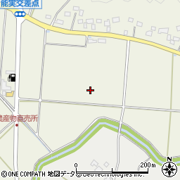 千葉県いすみ市能実周辺の地図