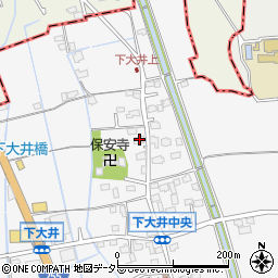 神奈川県小田原市下大井198周辺の地図