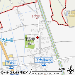 神奈川県小田原市下大井198周辺の地図