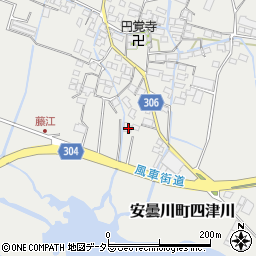 滋賀県高島市安曇川町四津川497周辺の地図