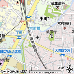 Ｗａｌｋ大町周辺の地図