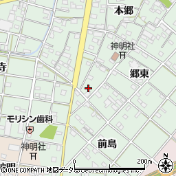 愛知県一宮市西大海道本郷79周辺の地図