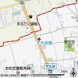 神奈川県小田原市下大井546周辺の地図