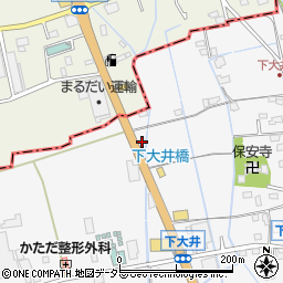 神奈川県小田原市下大井546周辺の地図