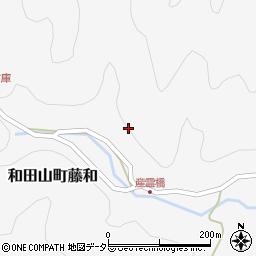 兵庫県朝来市和田山町藤和周辺の地図